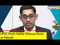 UPSC Rank Holder Shaurya Arora on NewsX | Shares his Journey to Rank 14