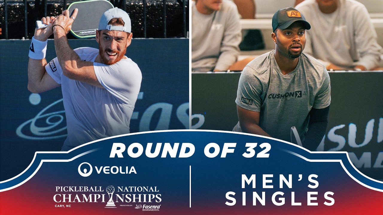 Federico Staksrud v Donald Young at the Veolia Atlanta Pickleball Championships