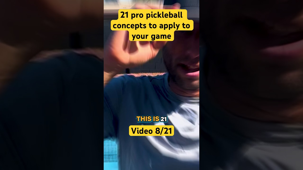 This is one of the most overlooked skills in pickleball (VIDEO 8/21) #pickeball