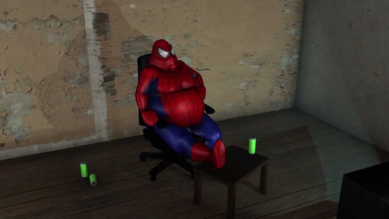 Student 3d Animation The Fat Spiderman YouTube
