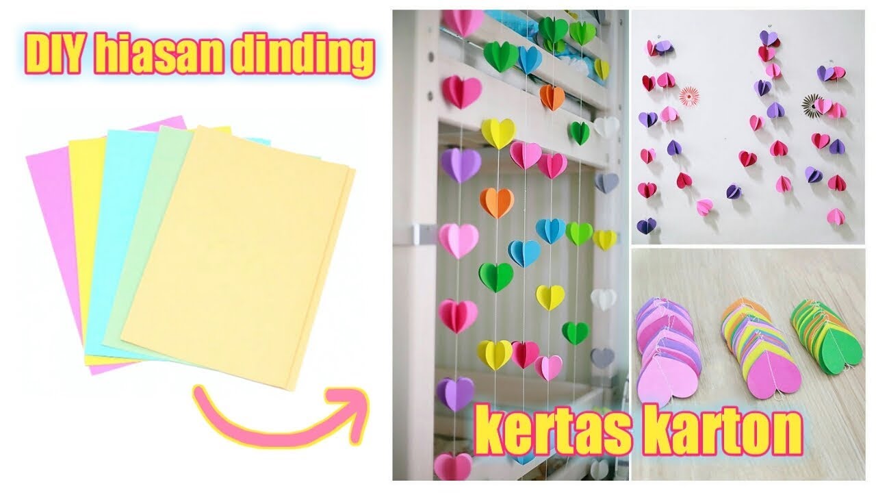 Kawaii Diy Hiasan Dinding Dari Kertas Karton Keren Banget Kawaii Diy Hiasan Dinding Dari Kertas