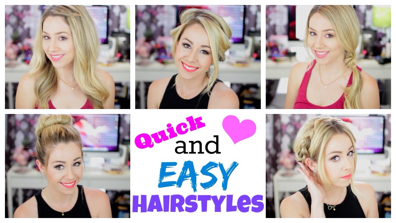 Youtube Quick And Easy Hairstyles Zoella