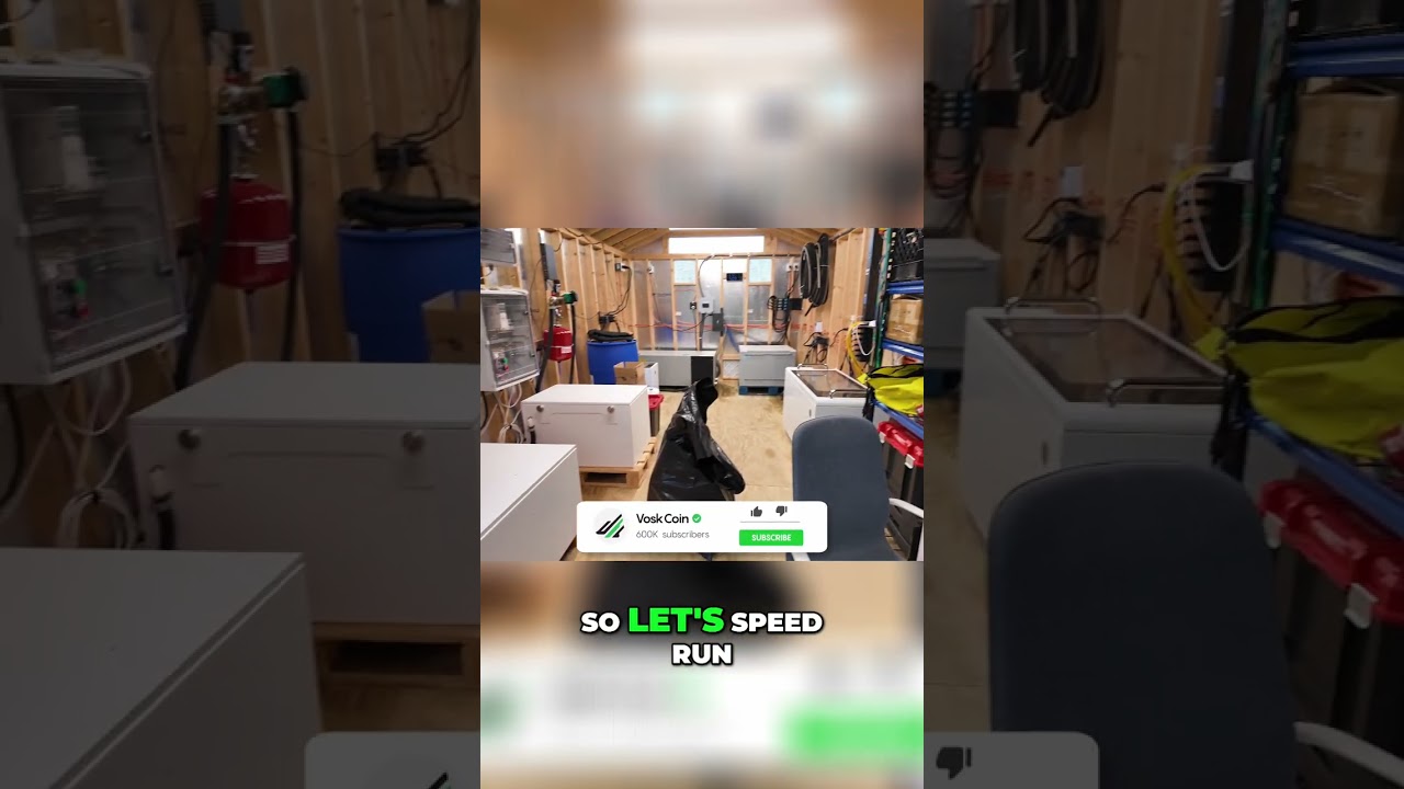 Speedrun My Immersion Mining Farm: VoskCoin's Cool Setup! shorts