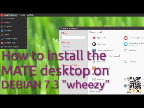 How-to install the MATE desktop on DEBIAN 7.3 "wheezy"