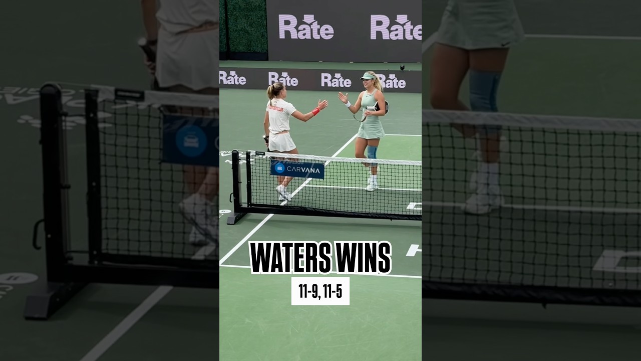 #1 @Anna.Leigh.Waters takes on #9 Judit Castillo in this Women’s Singles quarterfinal match 🙌