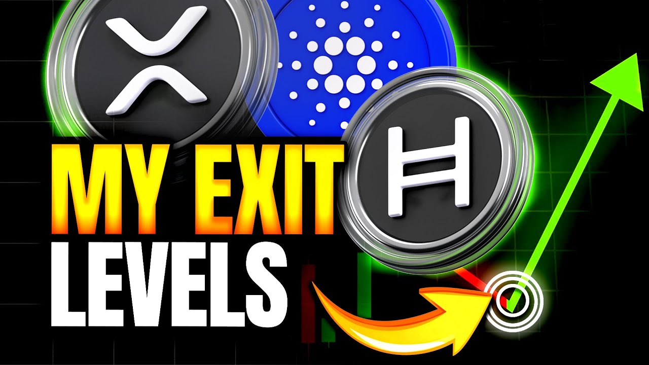 I’LL BOOK PROFITS HERE! Cardano XRP Hedera HBAR