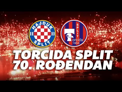 Torcida Split celebrating 70 years!