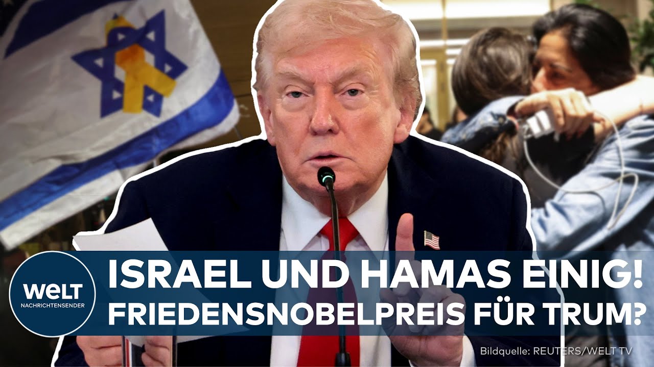 NAHOST: Israel und Hamas einig! Geiseln sollen freikommen – Trump „verdiene Friedensnobelpreis“