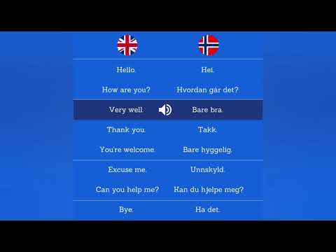 Basic Norwegian phrases