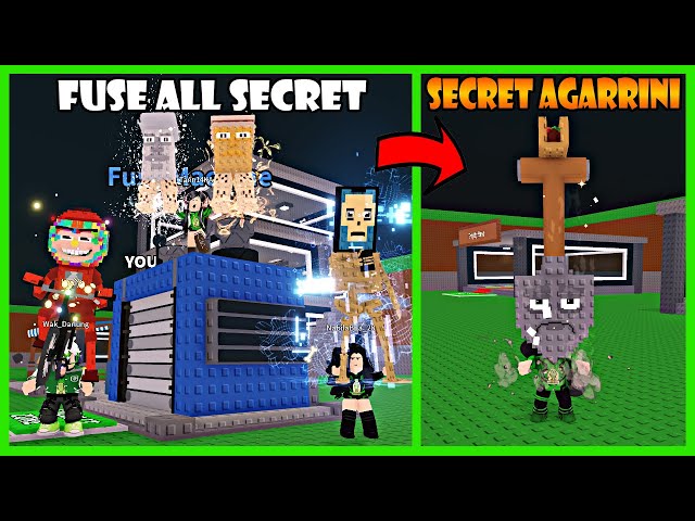 Aku Fuse Semua Secret Brainrot Berubah Jadi Secret Agarini La Palini - Roblox Steal A Brainrot
