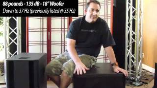 QSC KW181 1000 Watt 18" Powered Subwoofer in action - learn more