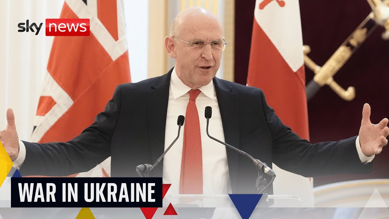 Putin views the UK as his “number one enemy”, defence secretary says | Watch speech live