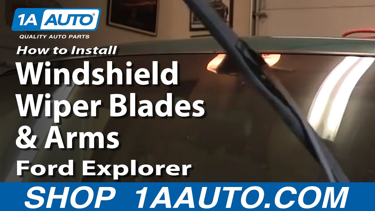 Replacing ford explorer windshield wipers #3