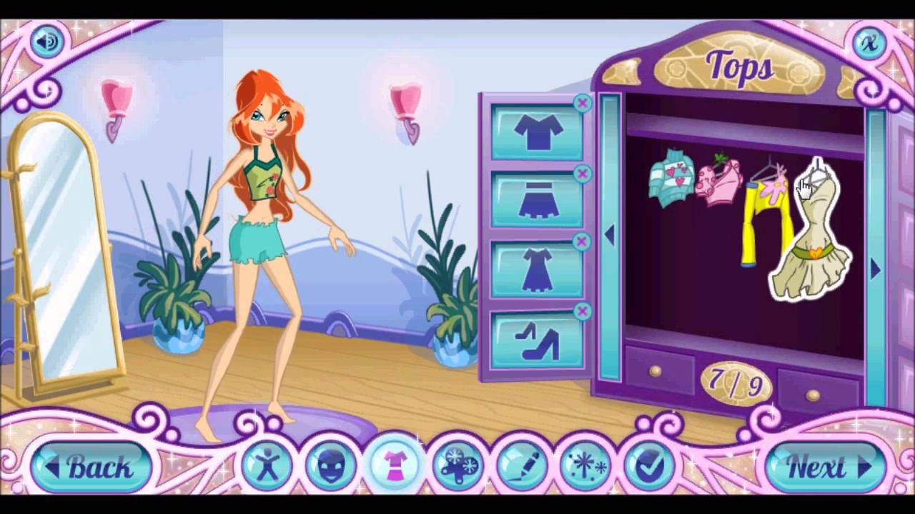 winx games dress up