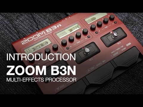 Zoom B3N Multi Effects Processor Pedal For Bass Guitar