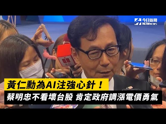 肯定政府有勇氣漲電價 蔡明忠盼多做這些事