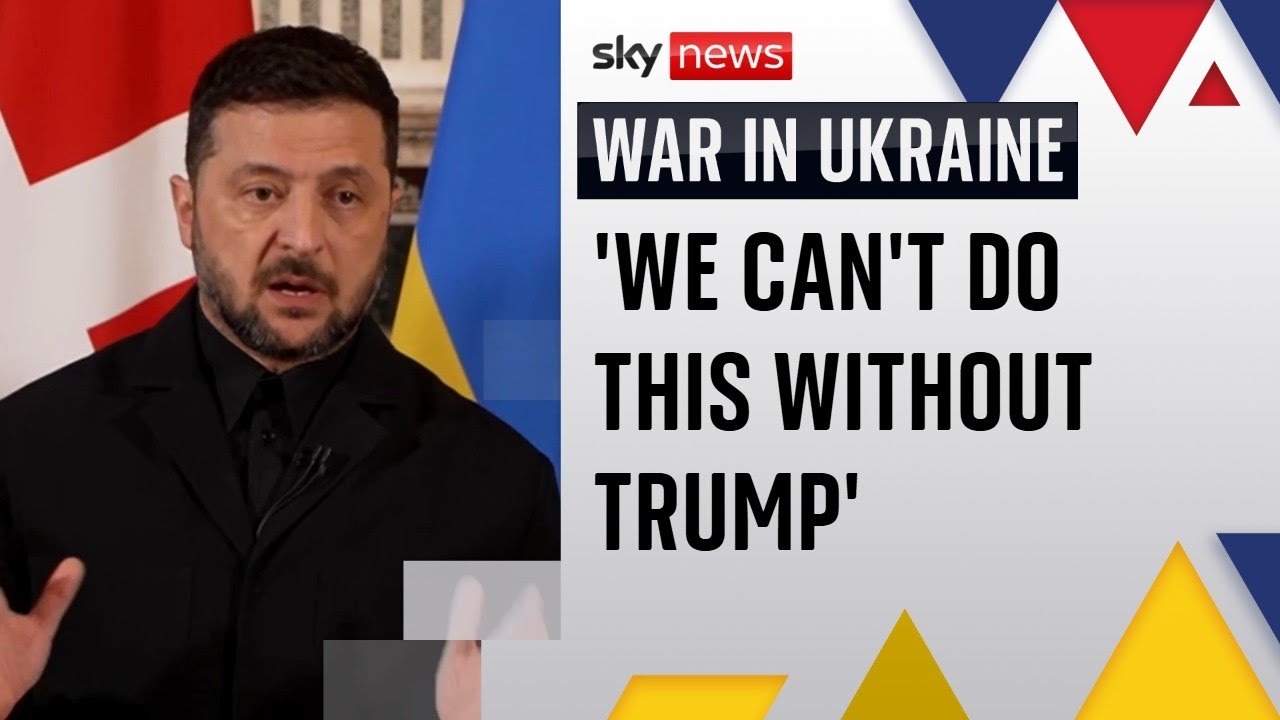 Zelenskyy and Starmer stress need for US support against Russia | War in Ukraine