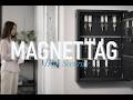 Pavo Magnettag Steel Key Cabinet 50 Key Capacity Dark Grey DF77701