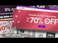 Retailers try to lure shoppers with July 4 sales