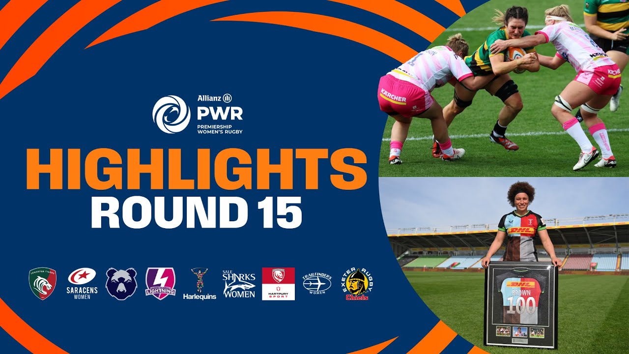 Watch the highlights of Allianz Premiership Women's Rugby Round 15