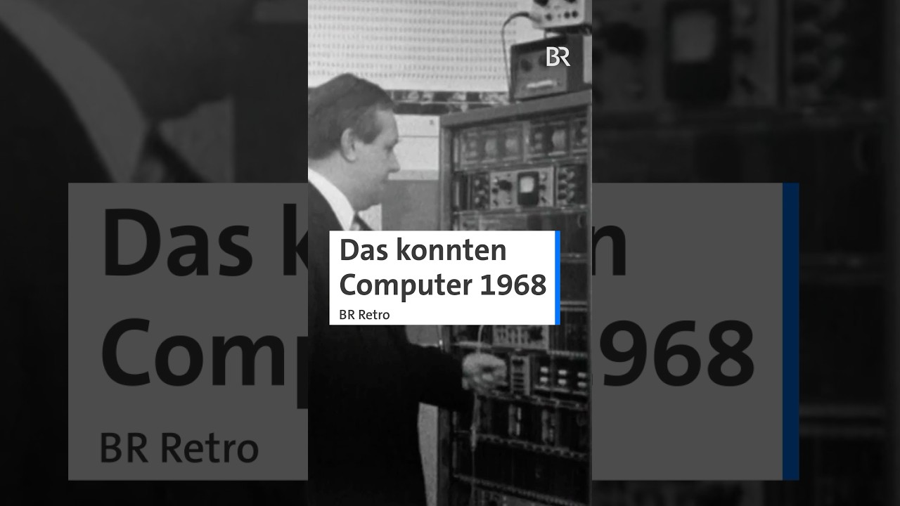 🤖🎶 Welche Idee nehmt ihr aus der Vergangenheit mit!? Singender Computer 1968! | BR retro computer