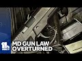 Training provision in 2013 gun law overturned