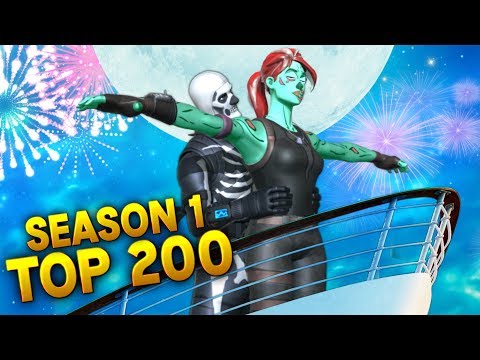 TOP 200 BEST MOMENTS OF SEASON 1 - FORTNITE (Fails and Funny Moments)