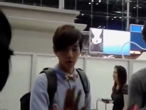 120729 EXO 1 baekhyun @ Suvarnabhumi Airport 공항 BKK Thailand 엑소 Unpublished 未公開