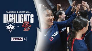 HIGHLIGHTS | UConn Women’s Basketball vs. Boston College (Exhibition)