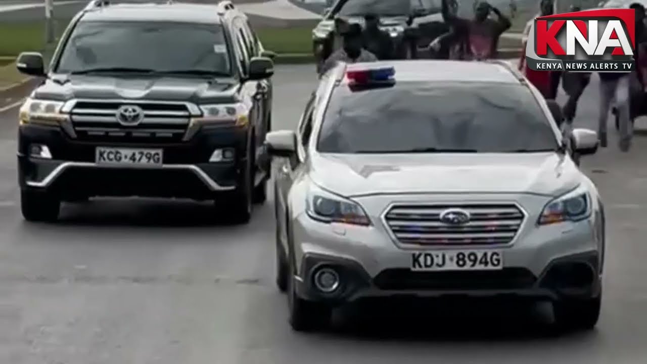 WATCH GACHAGUA, MATIANG'I, KALONZO MAKE A GRAND ENTRY IN KISUMU AS THEY HEAD TO WESTERN KENYA