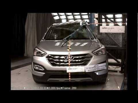 Video-Crashtest Hyundai Santa Fe seit 2012