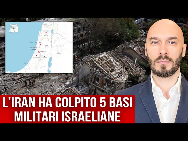 L’IRAN HA COLPITO 5 BASI MILITARI ISRAELIANE.