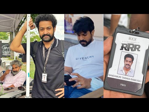 RRR: Jr NTR shows his first ever ID card on the film set, Ram Charan also seen RRR: Jr NTR shows his first ever ID card on the film set, Ram Charan also seen