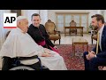 Watch Pope Francis final moments: blessing the faithful, meeting JD Vance