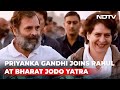 Bharat Jodo Yatra: "Steps are stronger when...": sister Priyanka joins Rahul Gandhi's yatra