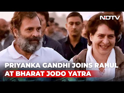 Bharat Jodo Yatra: "Steps are stronger when...": sister Priyanka joins Rahul Gandhi's yatra Bharat Jodo Yatra: "Steps are stronger when...": sister Priyanka joins Rahul Gandhi's yatra