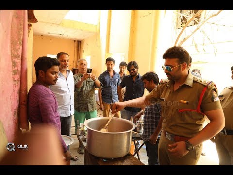 Naara-Rohith-Cooks-Fish-Curry-on-The-Sets-of-Shamanthakamani-Movie