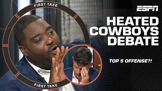 HEATED DEBATE 🔥 Dan Orlovsky SOUNDS OFF on Damien Woody’s BOLD Cowboys take 🗣️👀 | First Take