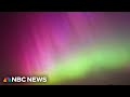 Northern lights visible across U.S., even reaching the deep south, due to solar storm