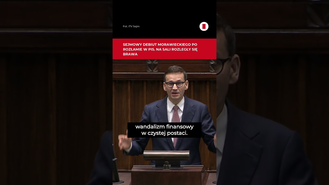 Pierwsze wystąpienie Morawieckiego w Sejmie po rozstaniu z PiS. Od razu przeszedł do ataku #shorts