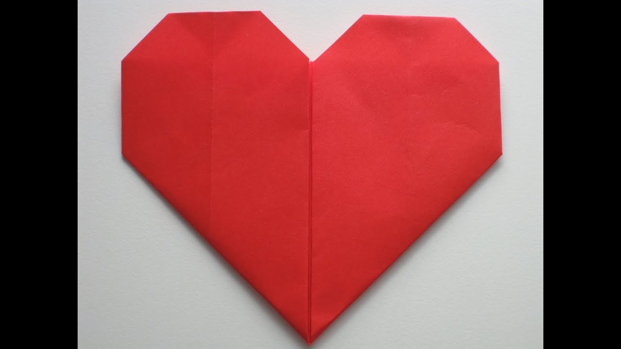 Simple Origami Heart 4