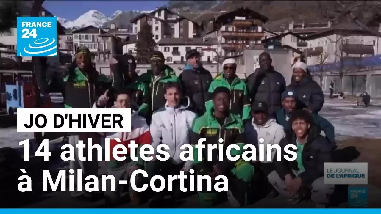 "Je me sens moins seul" : 14 athlètes africains venus de 8 pays aux JO d'hiver 2026 • FRANCE 24