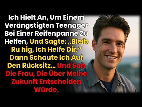 Ich half einem verängstigten Teenager mit einer Reifenpanne… doch dann sah ich den Rücksitz.