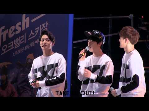 140126 // 오크밸리 인기가수 특별콘서트 // 첫눈 (EXO-K) // 카이 Foc
