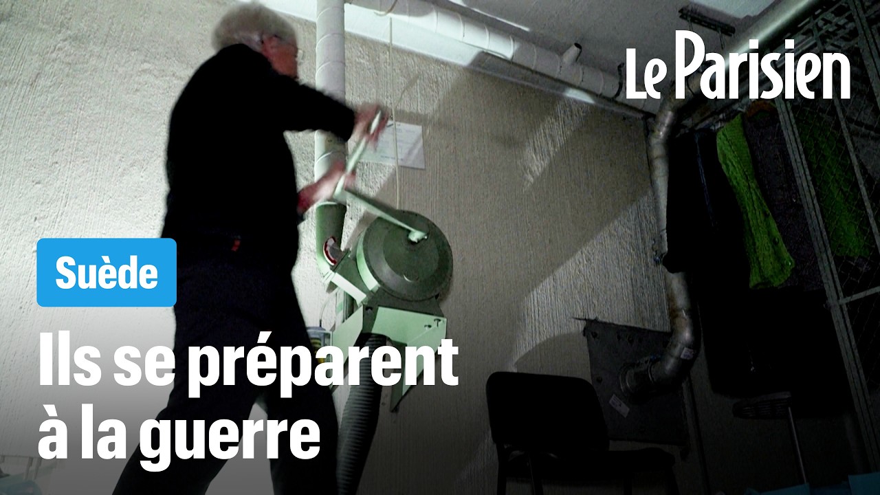 Menace russe : les Suédois testent leurs vieux bunkers, équipés de manivelle à oxygène