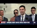 Supreme Court hears arguments on laws that prevent social media sites from policing online content  - 02:10 min - News - Video