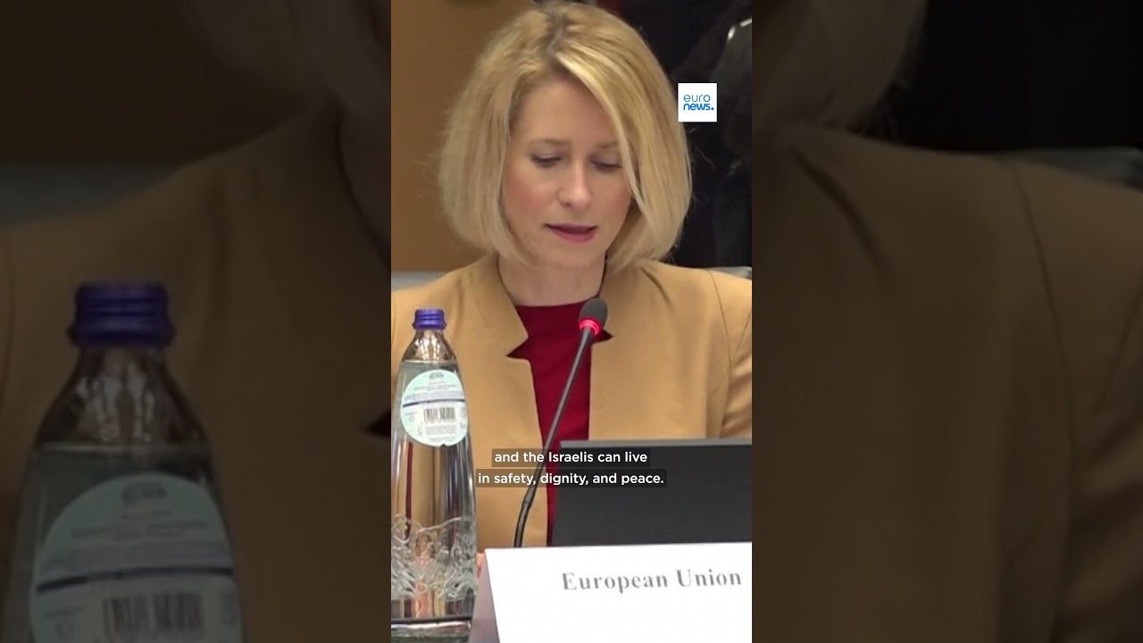 EU hosts Palestinian leader for talks on security and peace in Gaza and West Bank