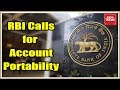 RBI proposes bank account portability