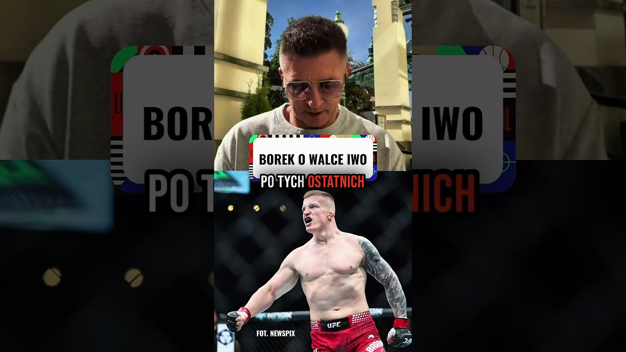 Borek przed walką iwo baraniewskiego na ufc 331 #shorts