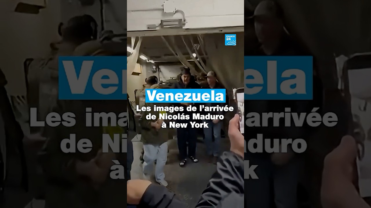 Venezuela : les images de l’arrivée de Nicolas Maduro à New York • FRANCE 24